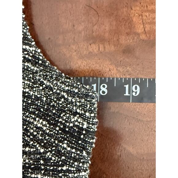 Ann Taylor Dress Black Sleeveless Stretch Sz 10 dark academia career Office - Picture 3 of 9